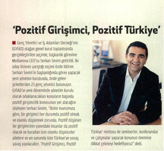 Pozitif Girişimci, Pozitif Türkiye